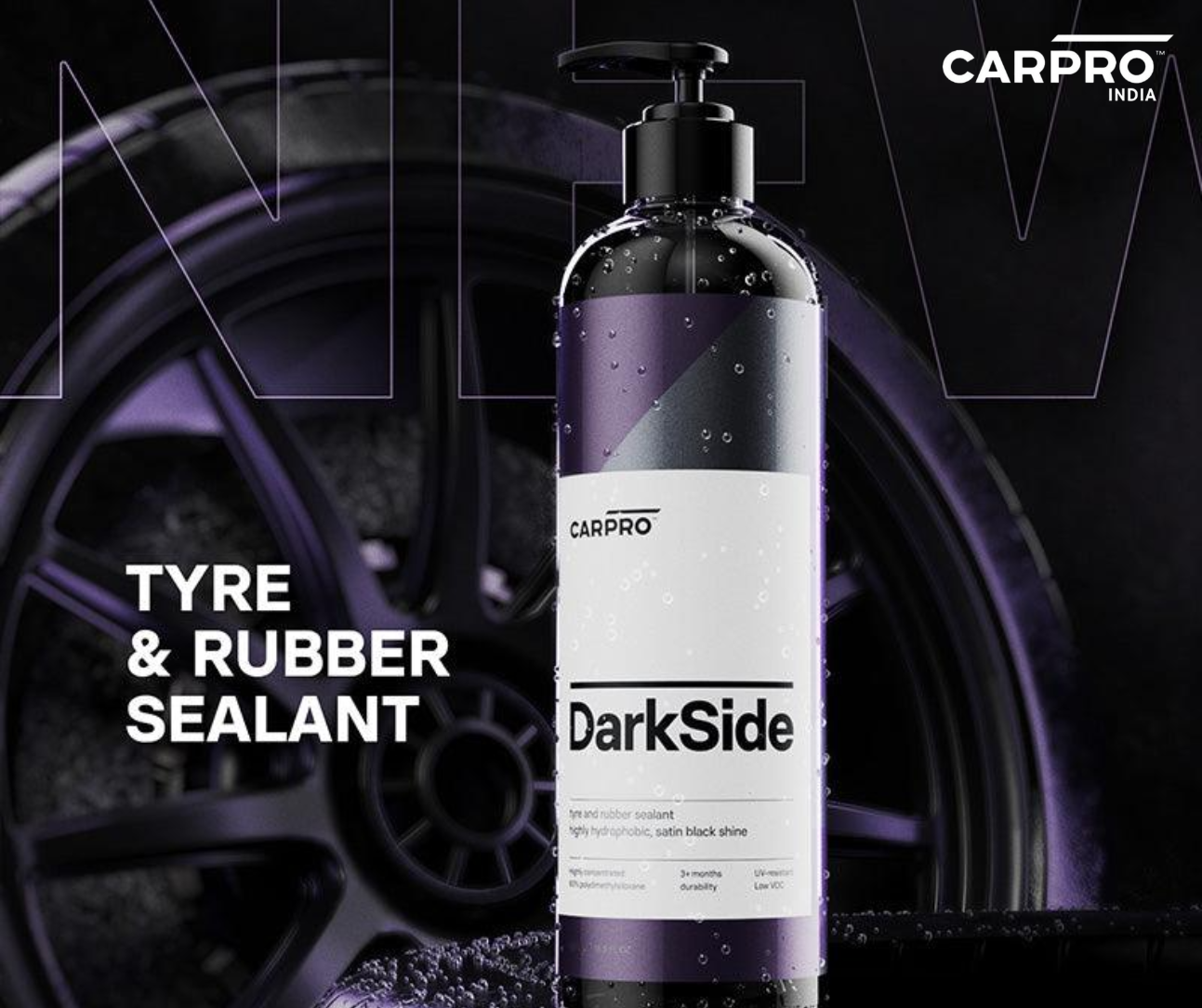 CarPro DarkSide Tire & Rubber Sealant- New - Image 2
