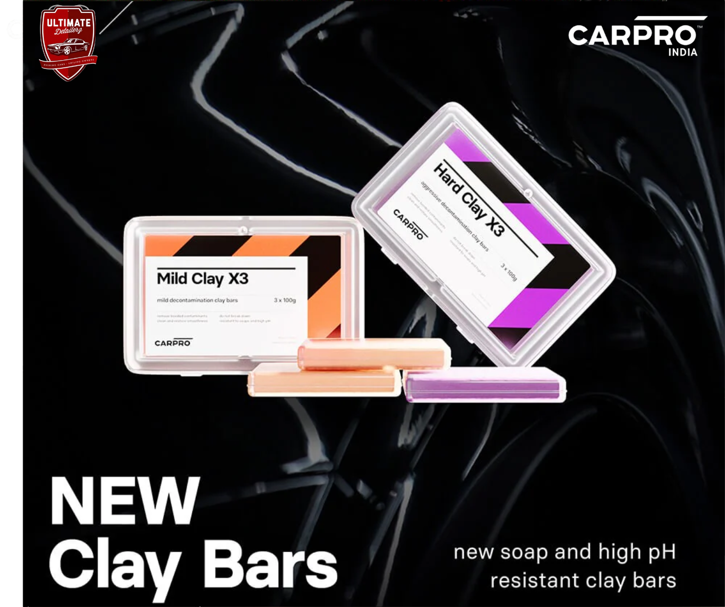 CarPro Claybar Set X3- HARD CLAY BARS( Set of 3) - Image 2