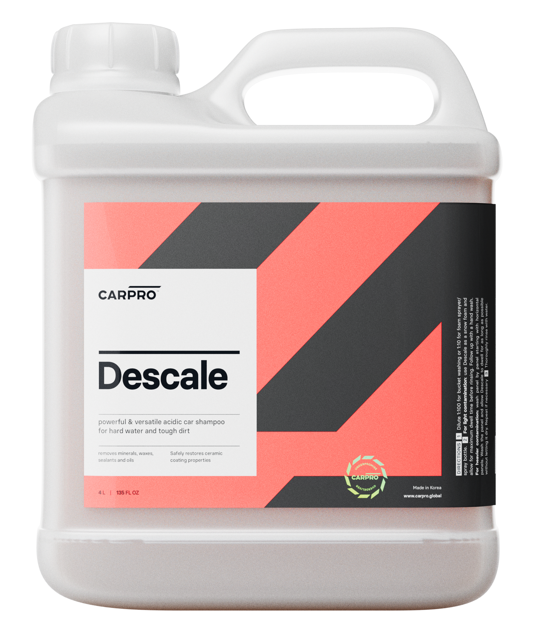 CarPro Descale (4Litre)- Acid Wash Shampoo
