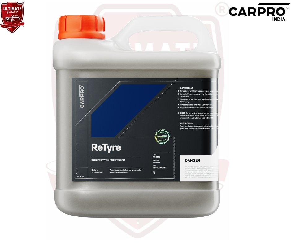 CarPro ReTyre: Tire & Rubber Cleaner -4 Litre
