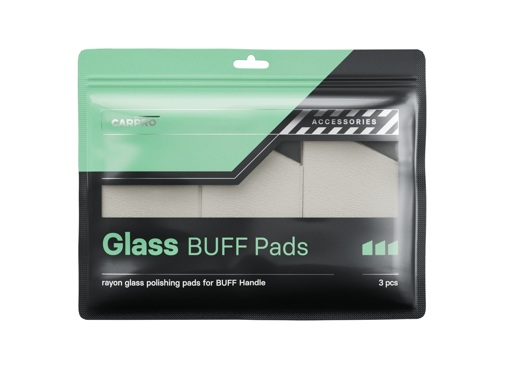 CARPRO Glass Rayon BUFF Pad 3pc Set *New*